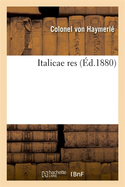 Product Image: Italicae res