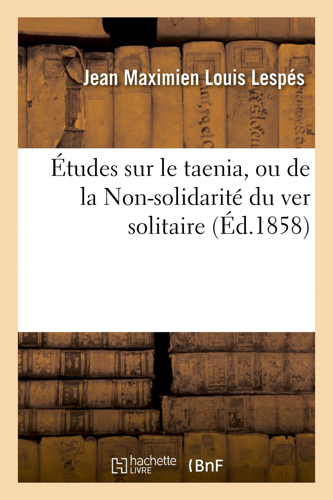Études sur le taenia book