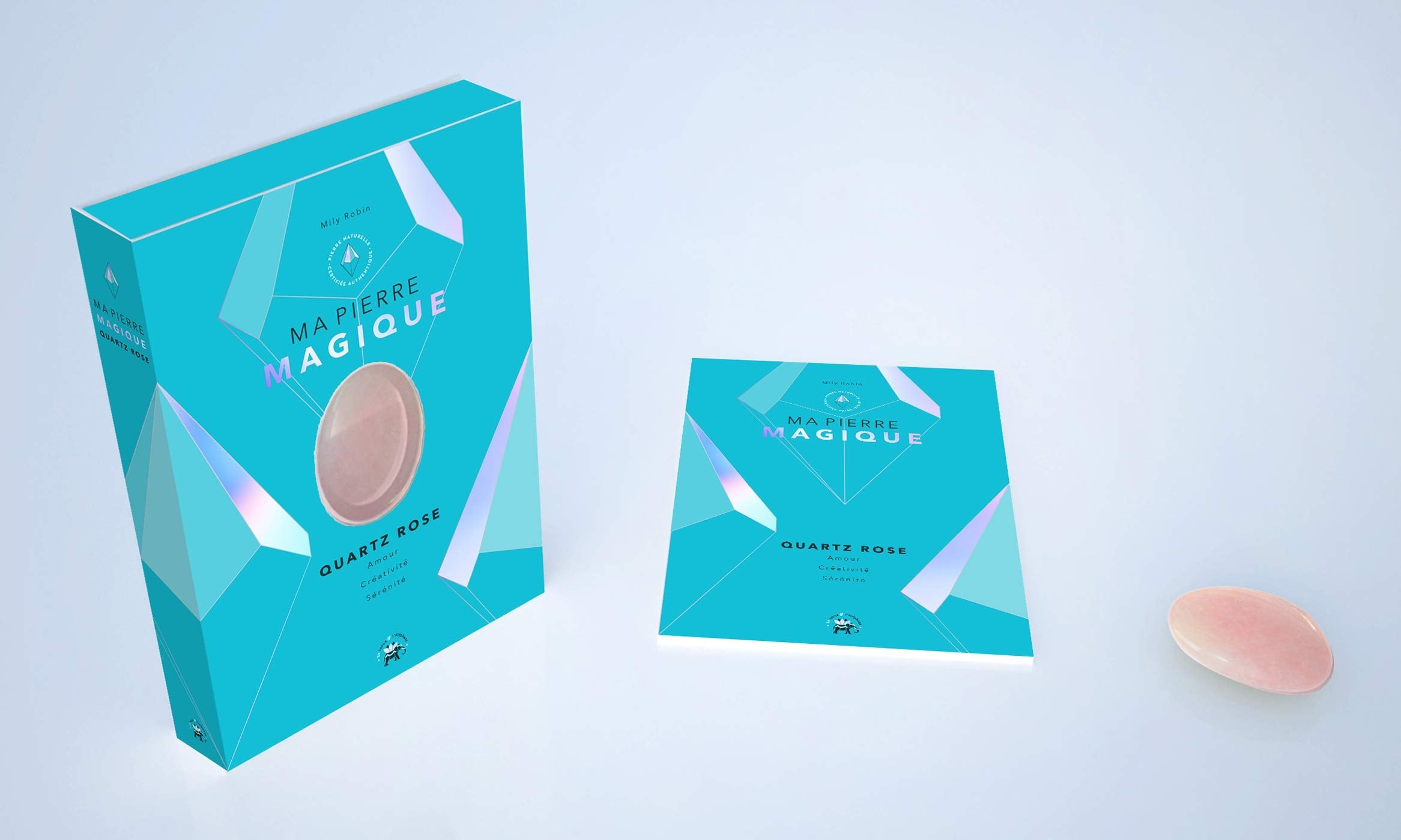 Coffret Ma pierre magique : Quartz rose: Amour, créativité, sérénité book