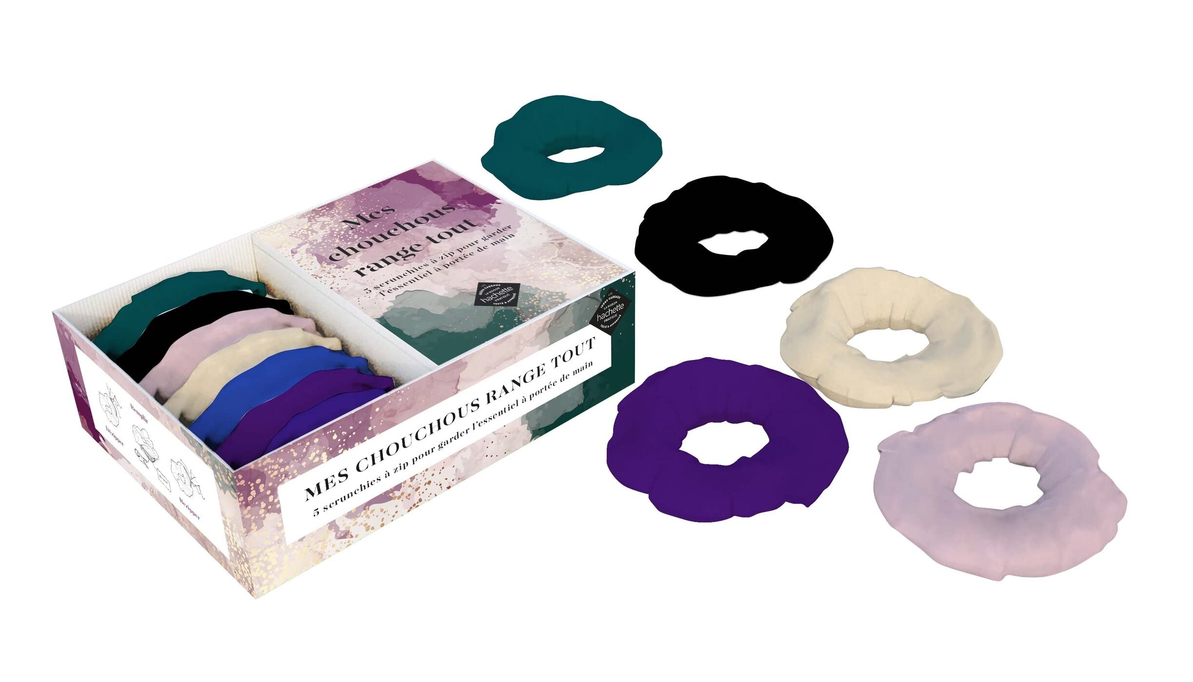 Coffret Mes chouchous range tout: 5 scrunchies à zip pour garder l'essentiel à portée de main Partnership & Love