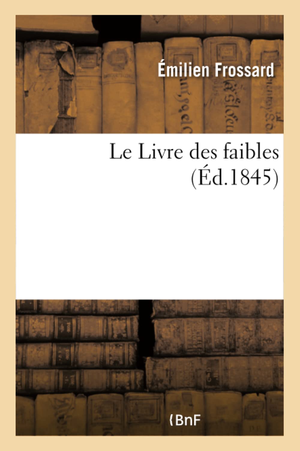 Le Livre des faibles book