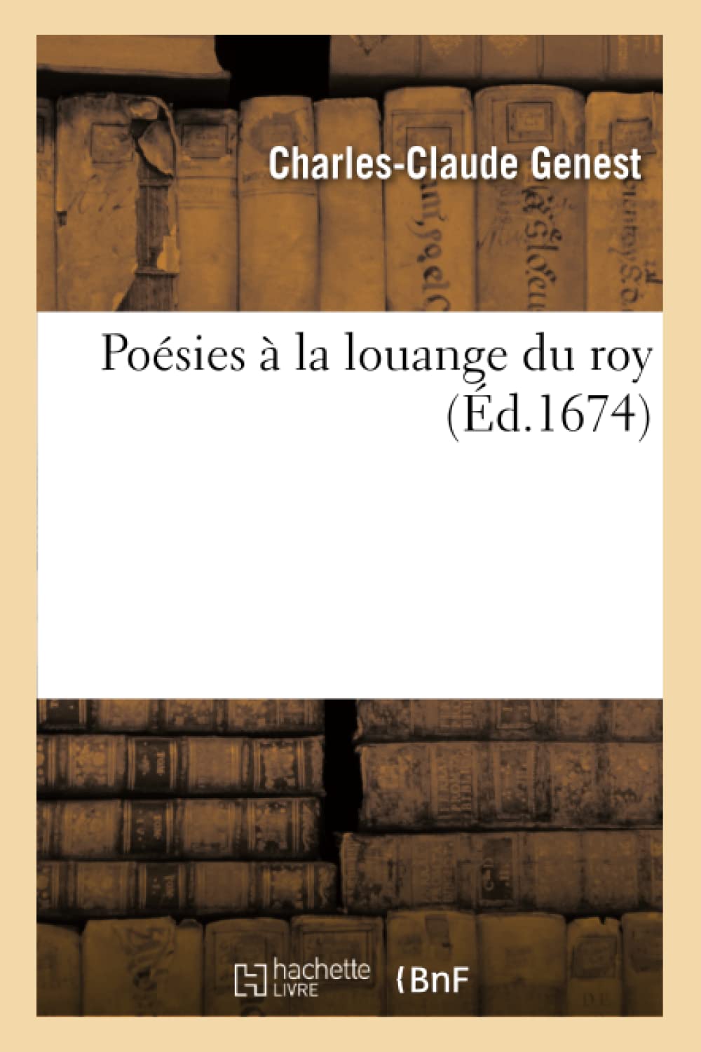 Poésies à la louange du roy book
