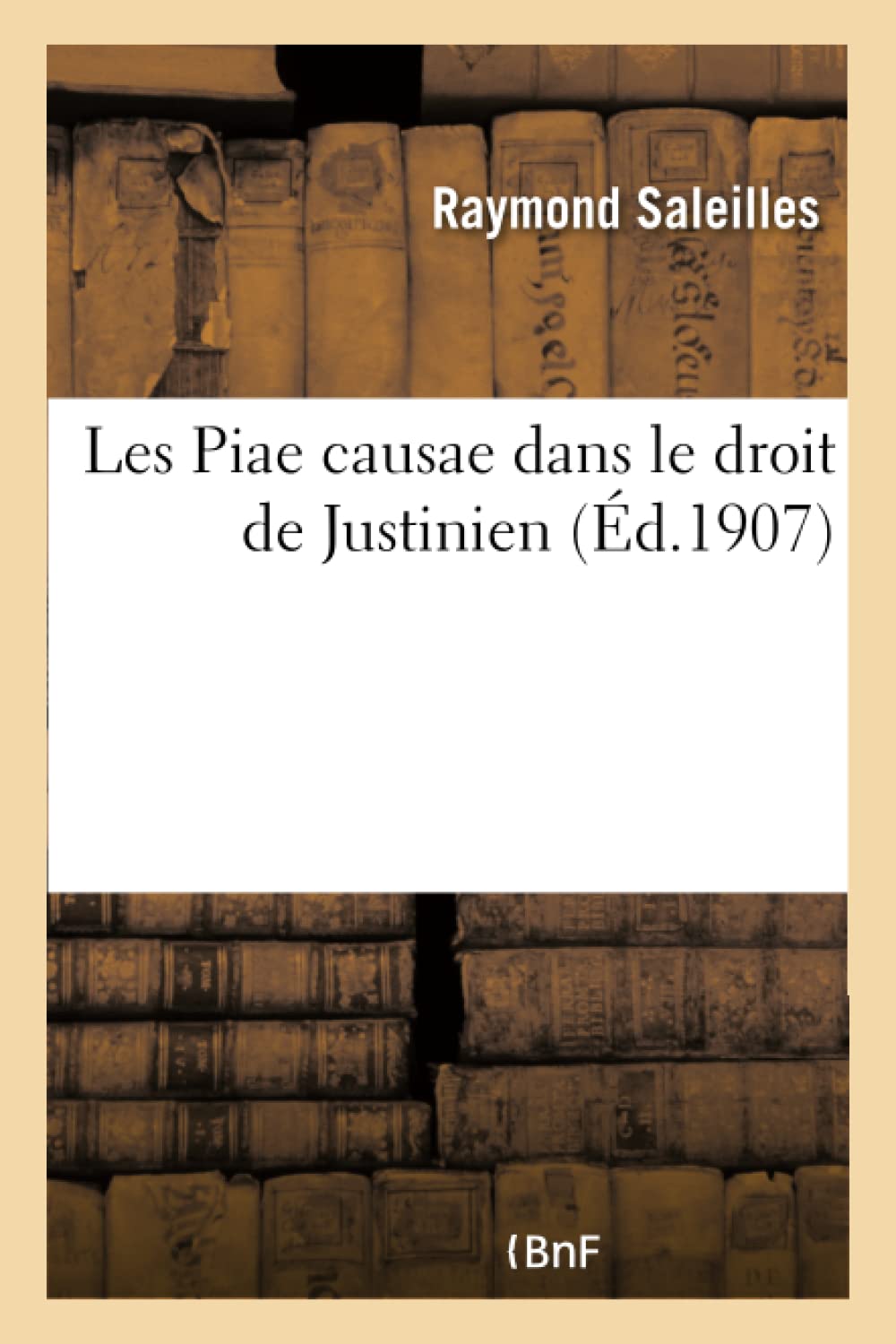Les Piae causae dans le droit de Justinien book