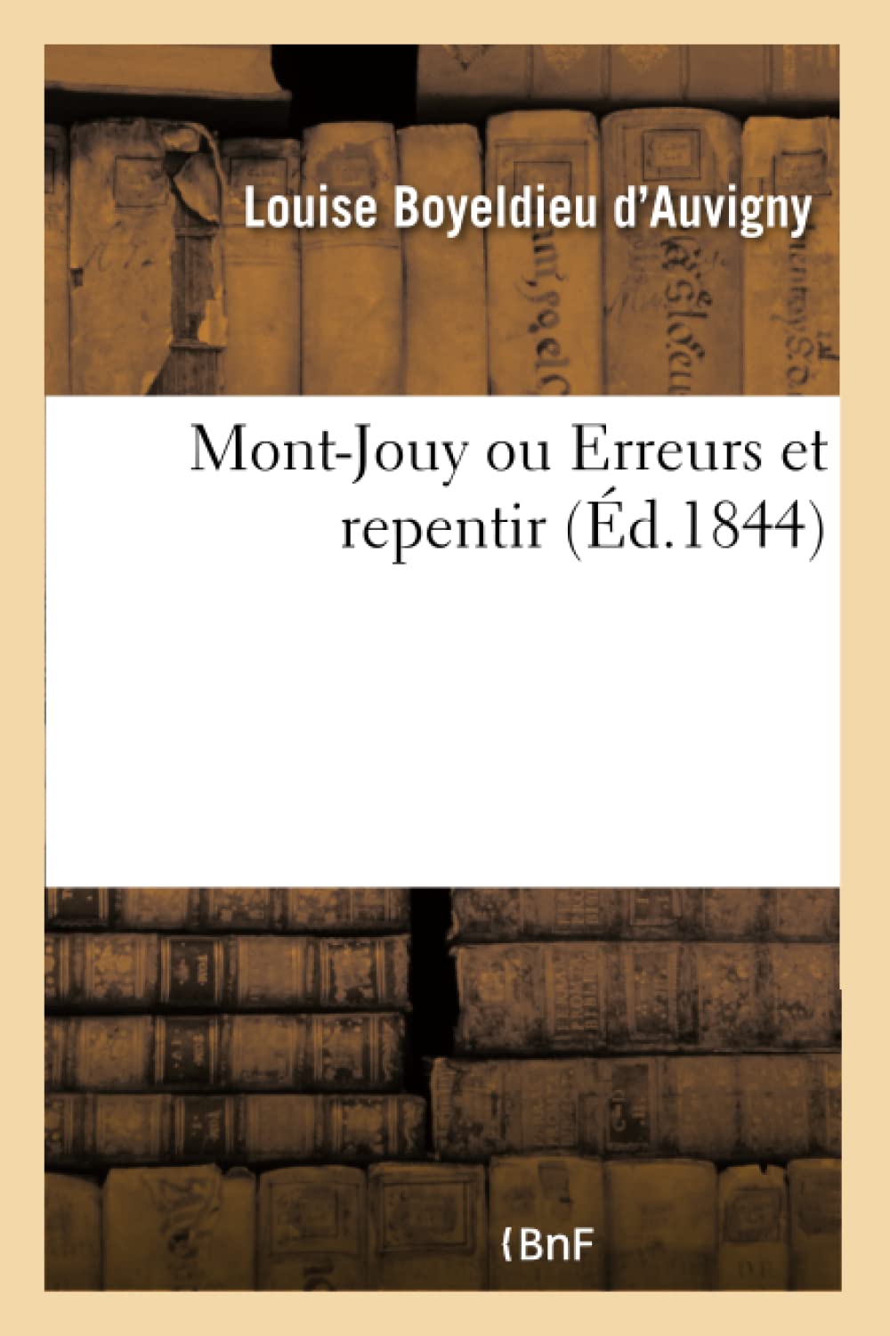 Mont-Jouy ou Erreurs et repentir book