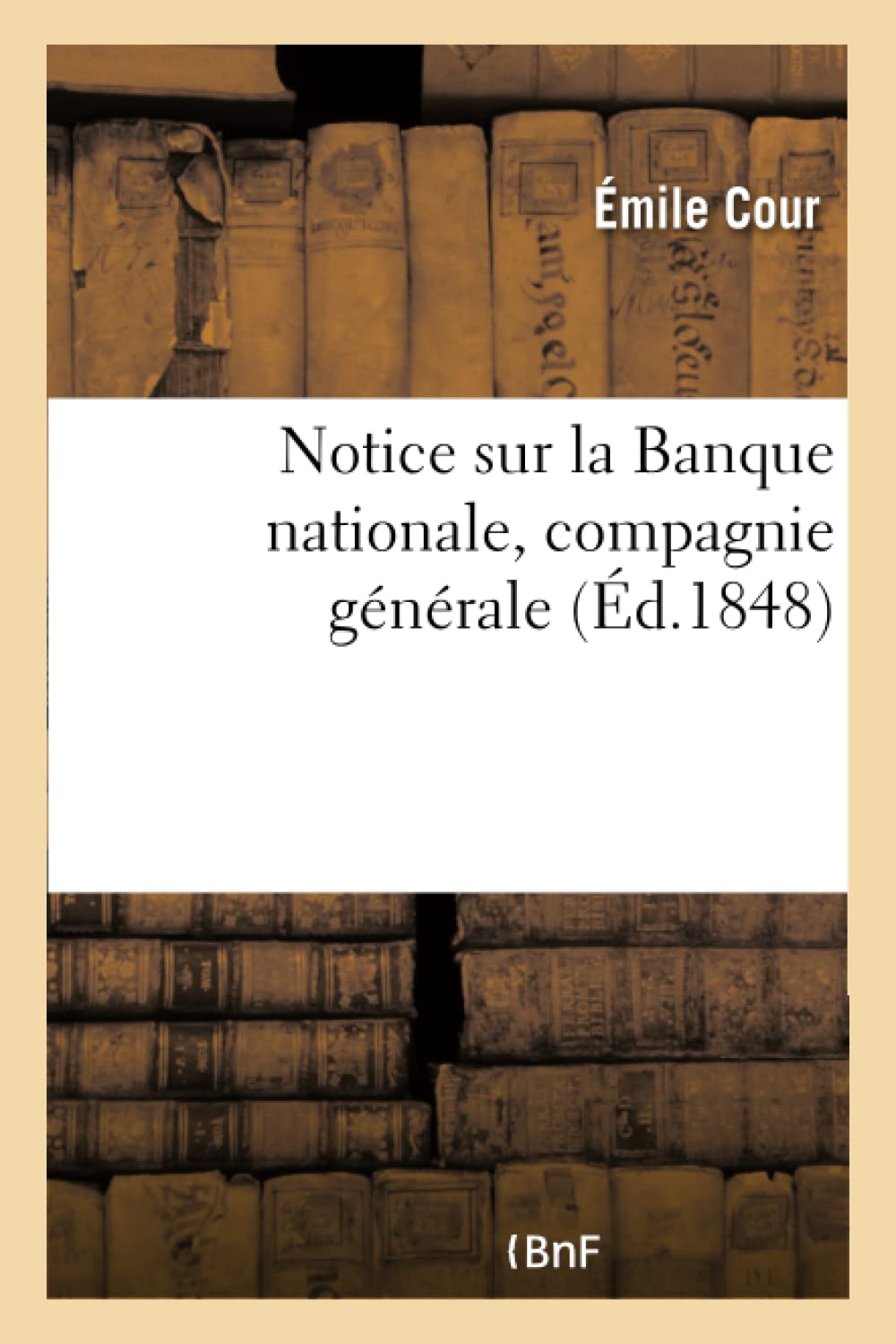 Notice sur la Banque nationale, compagnie générale, fondée pour l'organisation du crédit agricole book