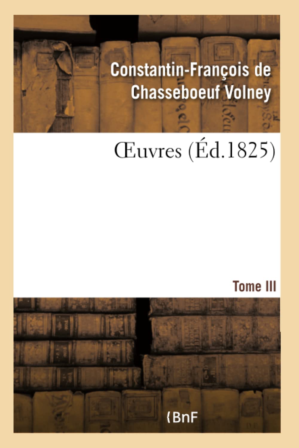 OEuvres Tome III book