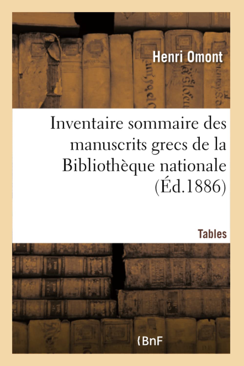 Inventaire sommaire des manuscrits grecs de la Bibliothèque nationale book