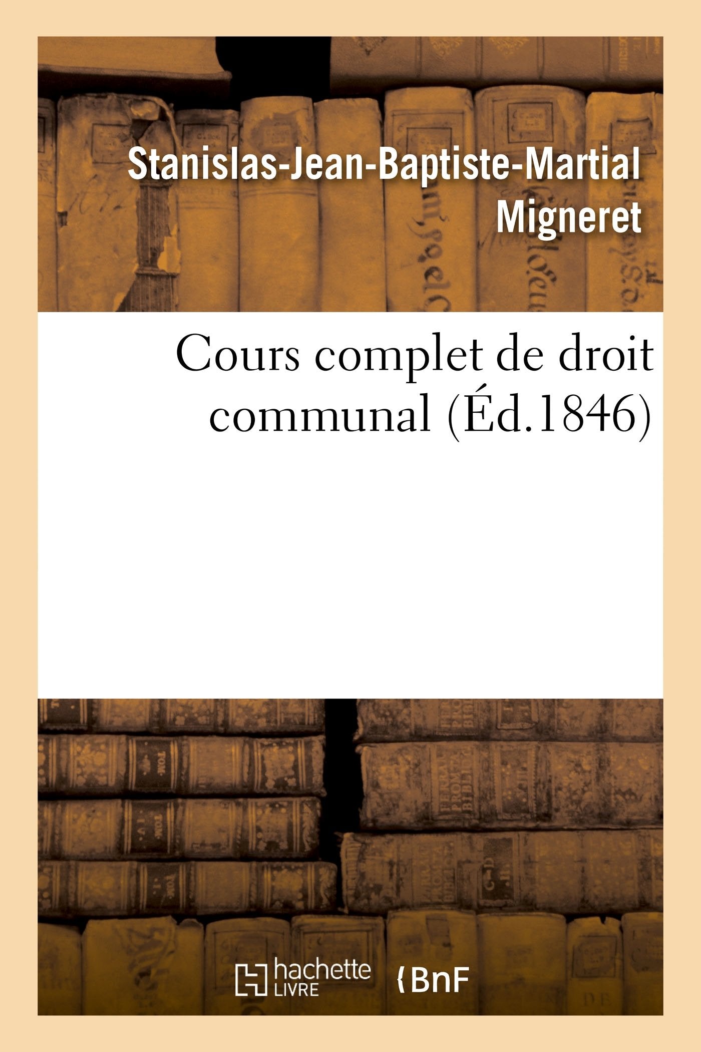 Cours complet de droit communal book