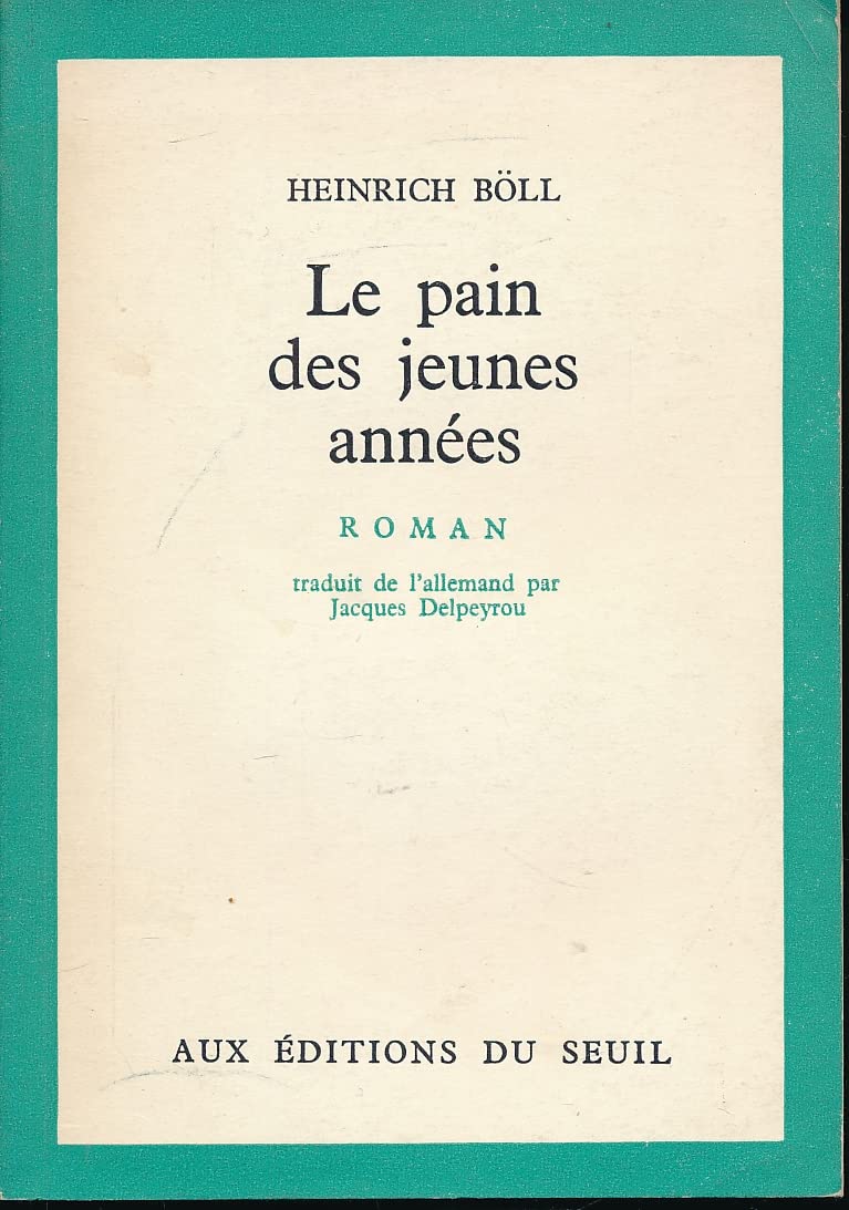 Le Pain des jeunes années book