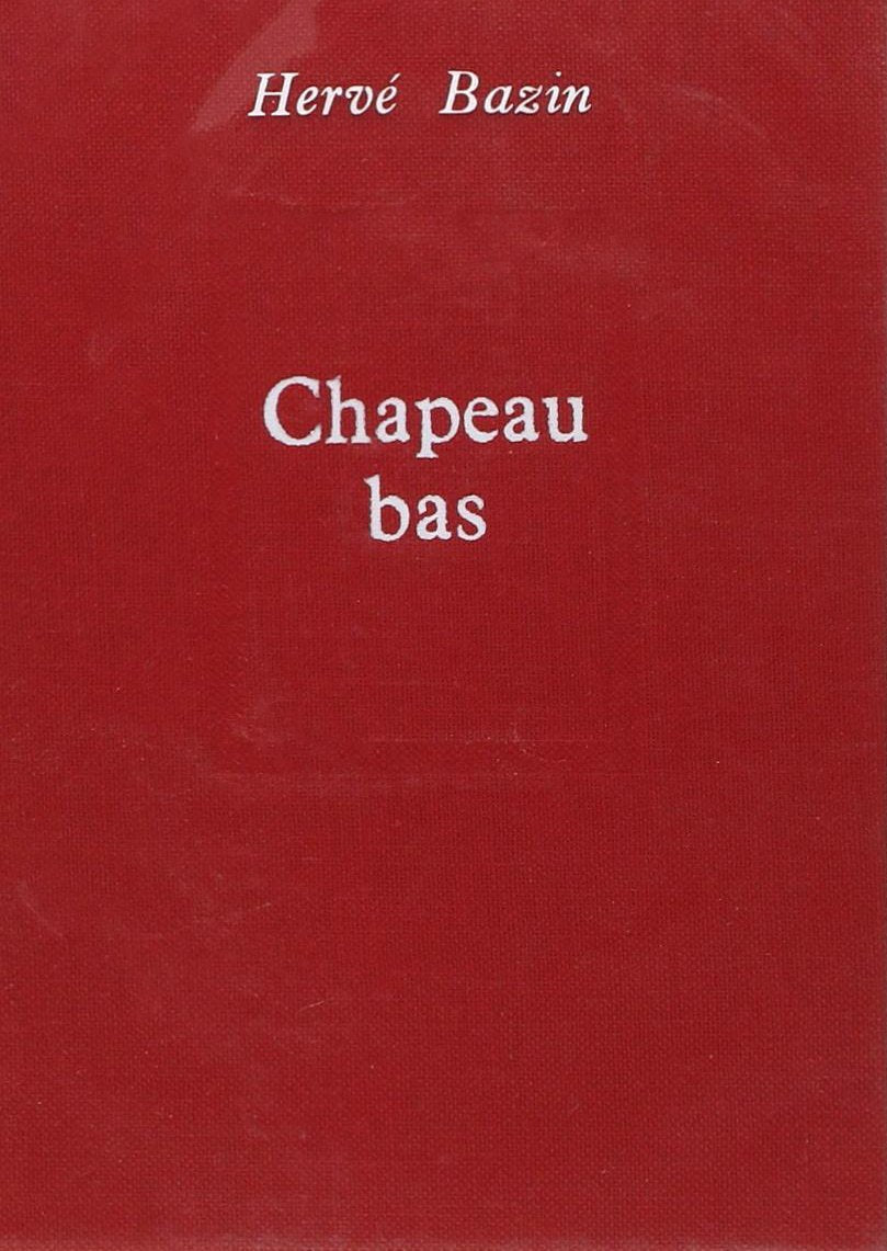 Chapeau bas Contemporary literature Books
