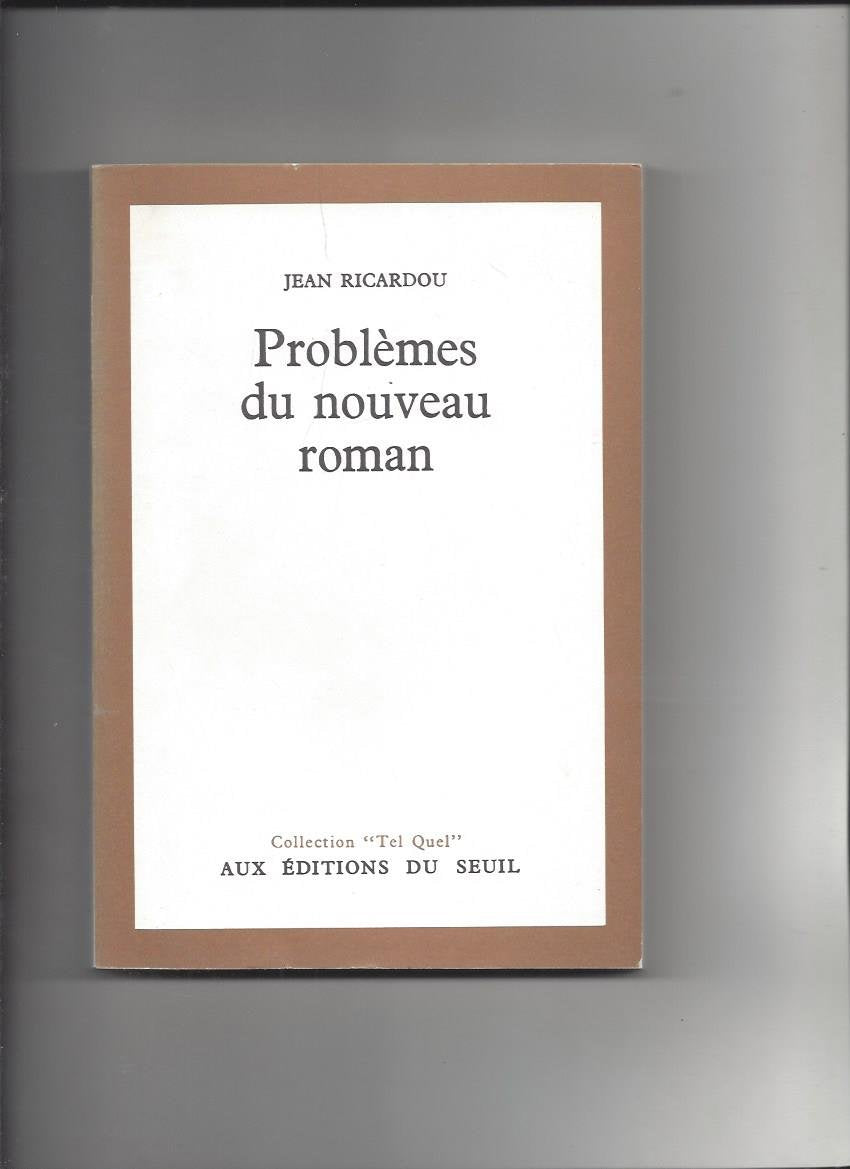 Problèmes du nouveau roman book