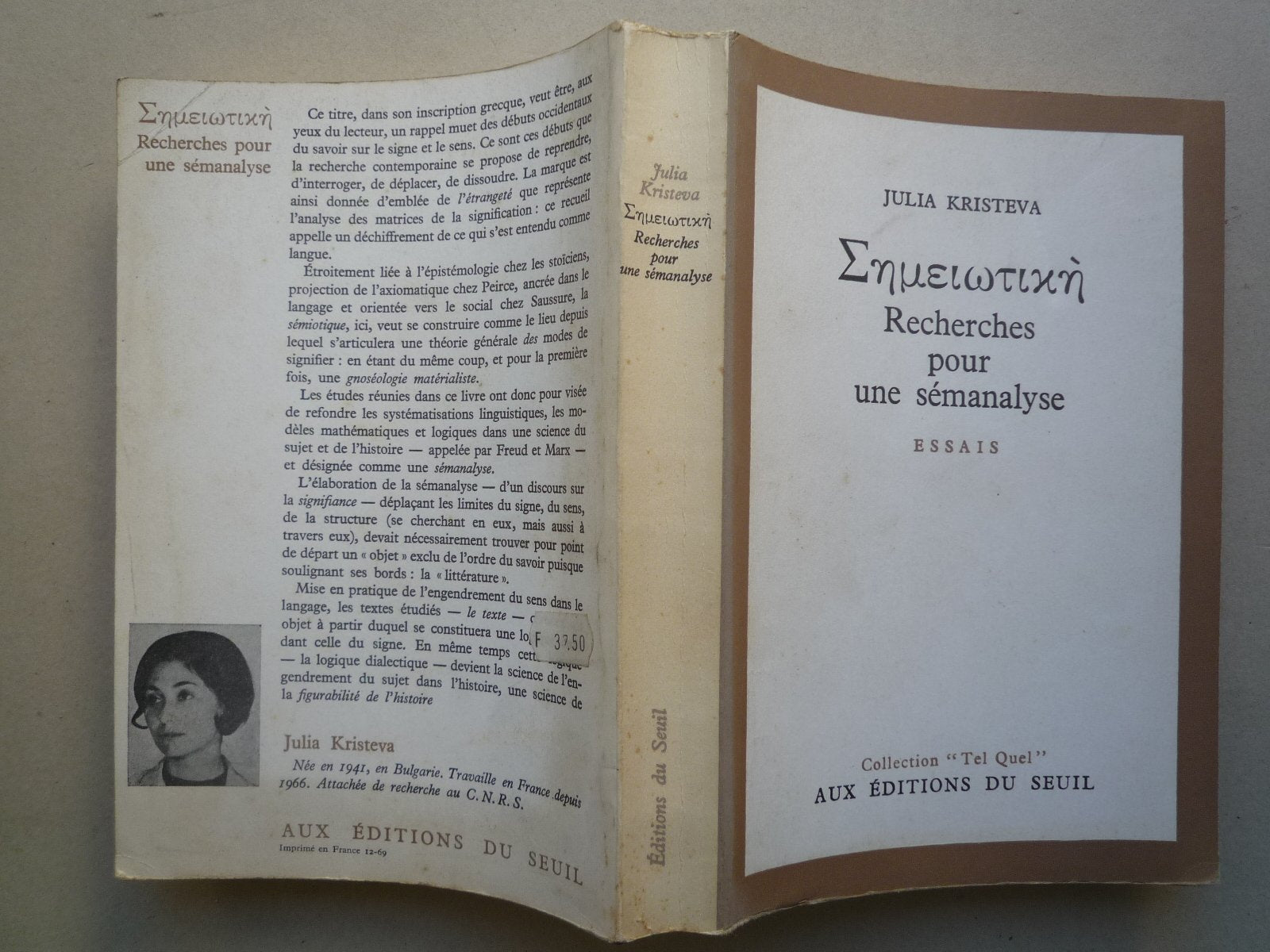 Sèméiotikè. Recherches pour une sémanalyse Books