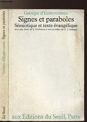 Signes et paraboles : Sémiotique et texte évangélique book