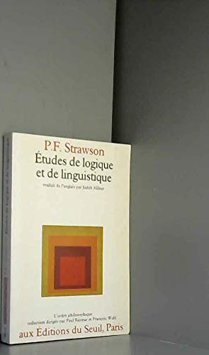 Etudes de logique et de linguistique Philosophy