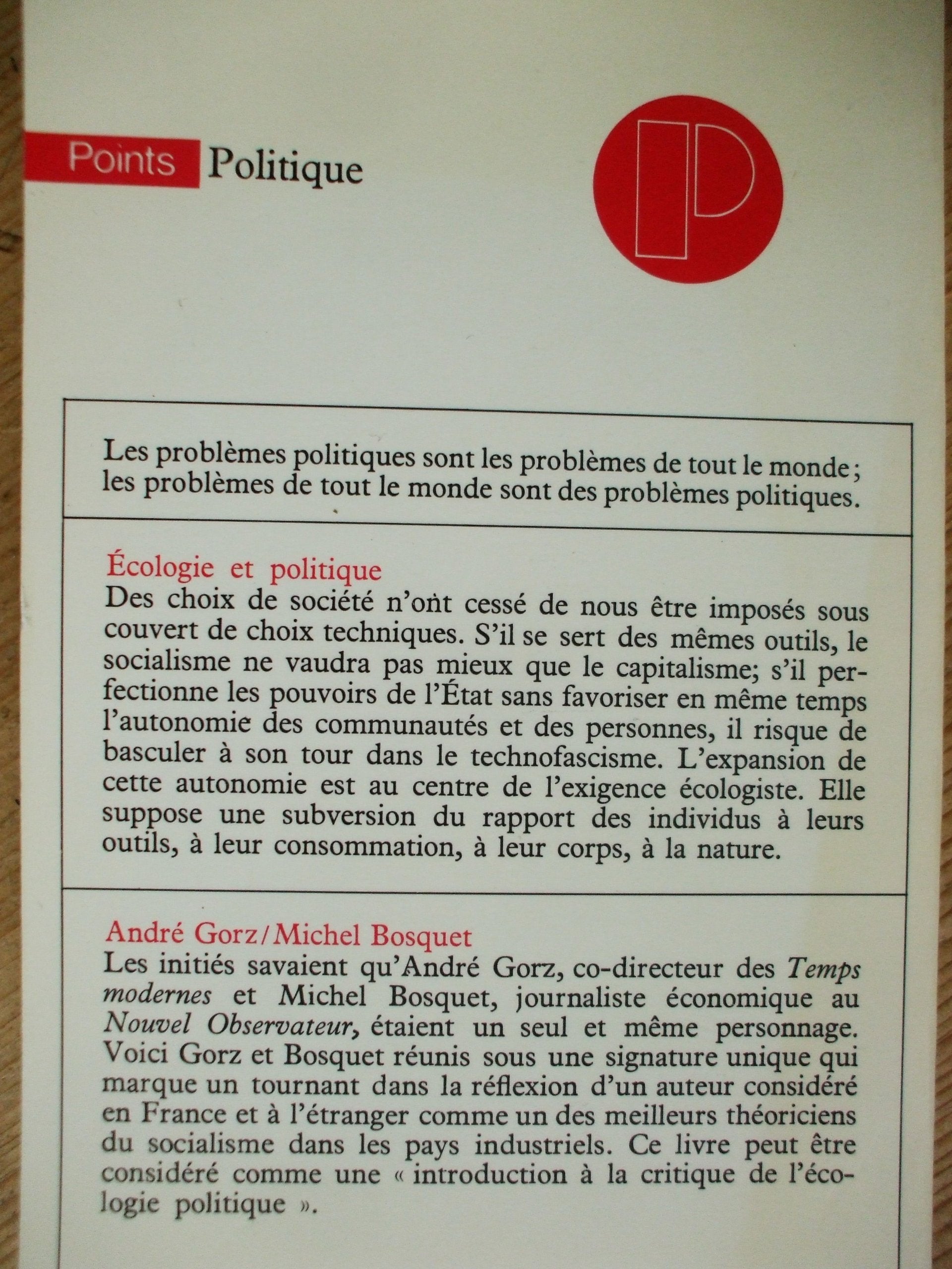 Ecologie Et Politique Mathematics