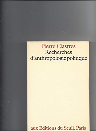 Recherches d'anthropologie politique Philosophy