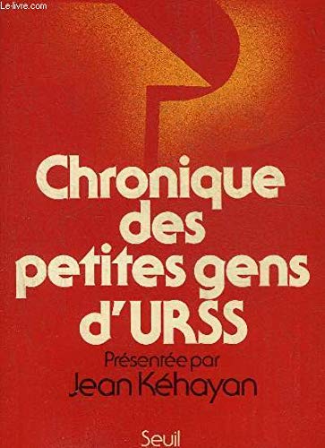 Chronique des petites gens d'URSS book