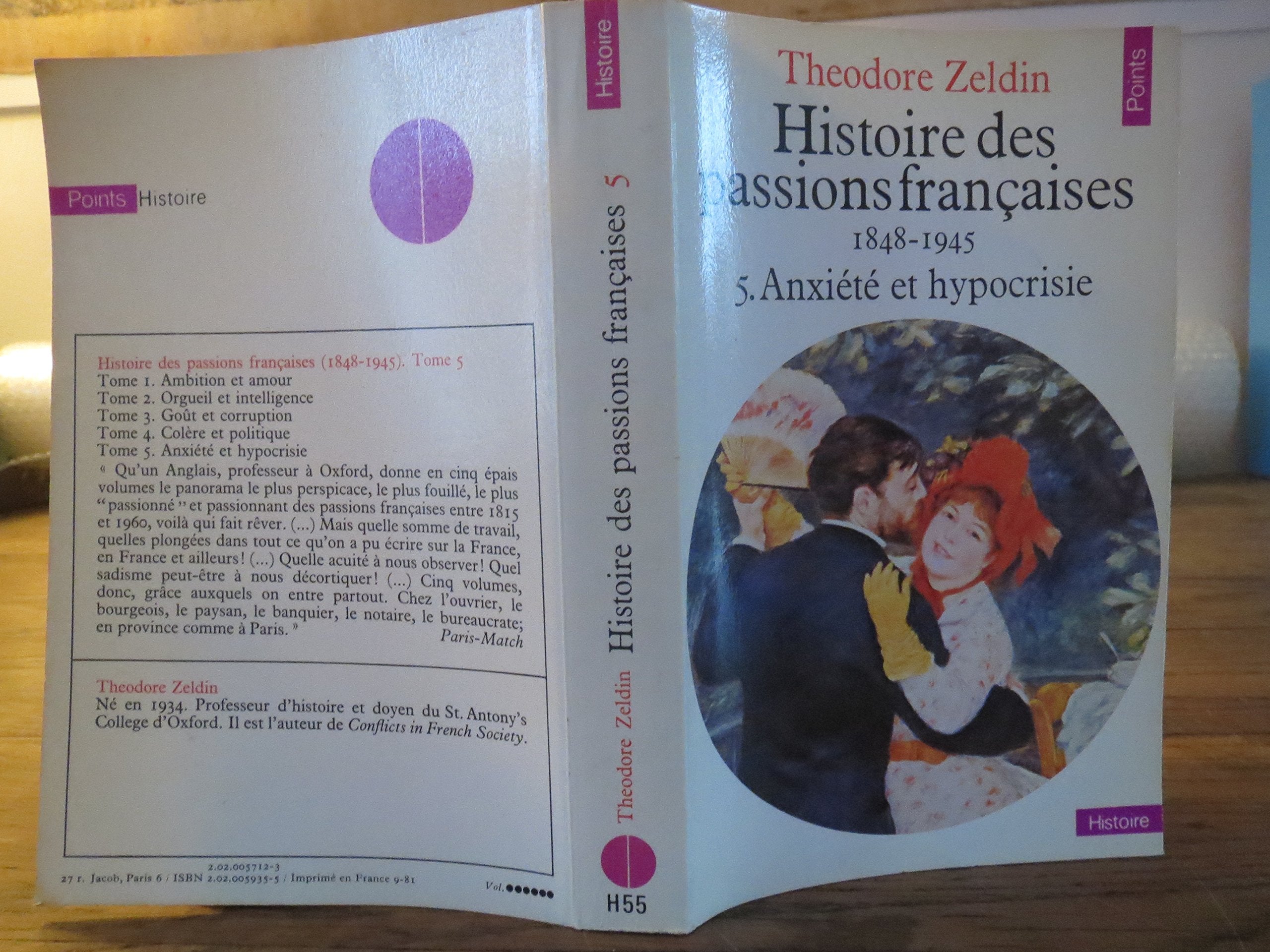 Histoire des passions françaises : 1848-1945. Vol. 5. Anxiété et hypocrisie Books