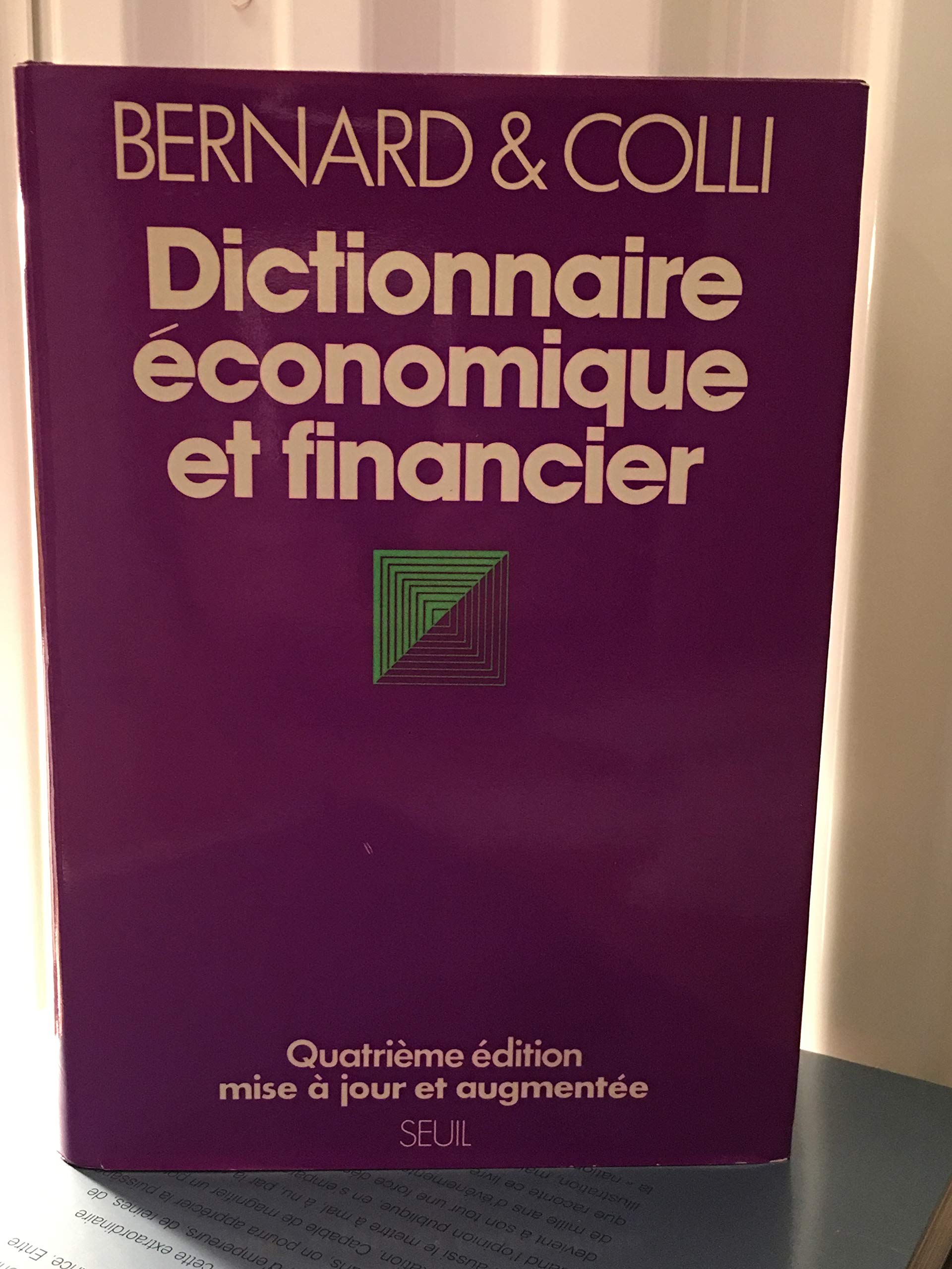 Dictionnaire économique et financier book
