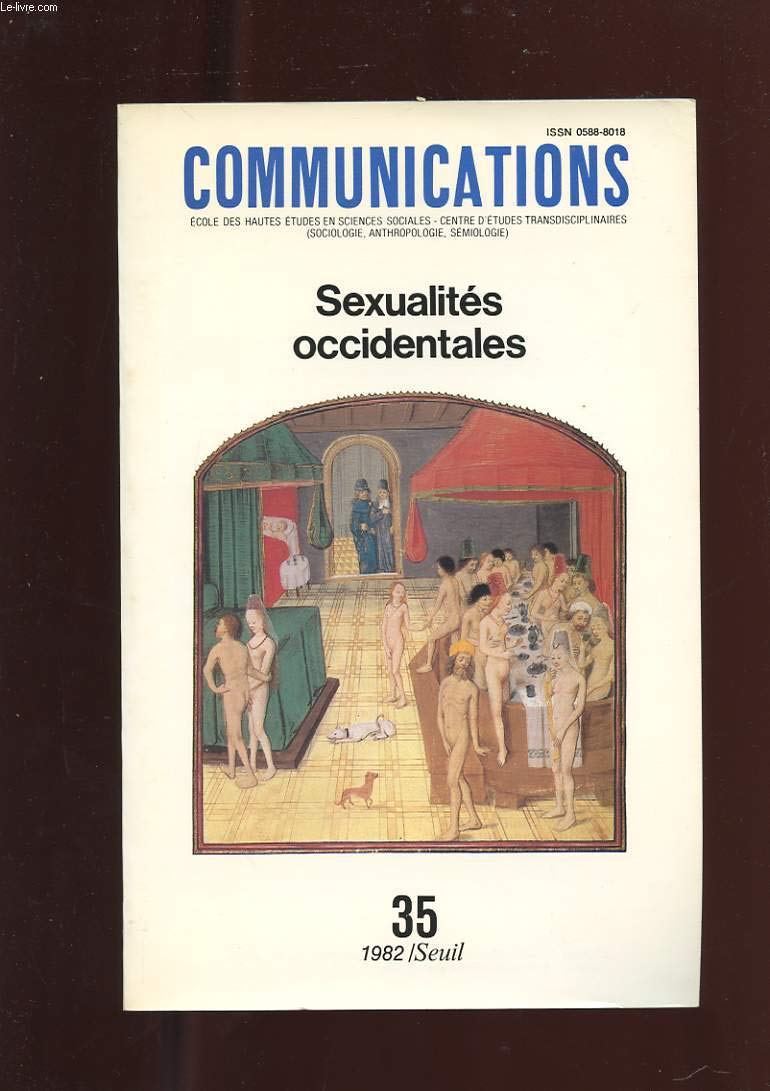 Communications, n° 35. Sexualités occidentales, contribution à l'histoire et à la sociologie de la sexualité Books