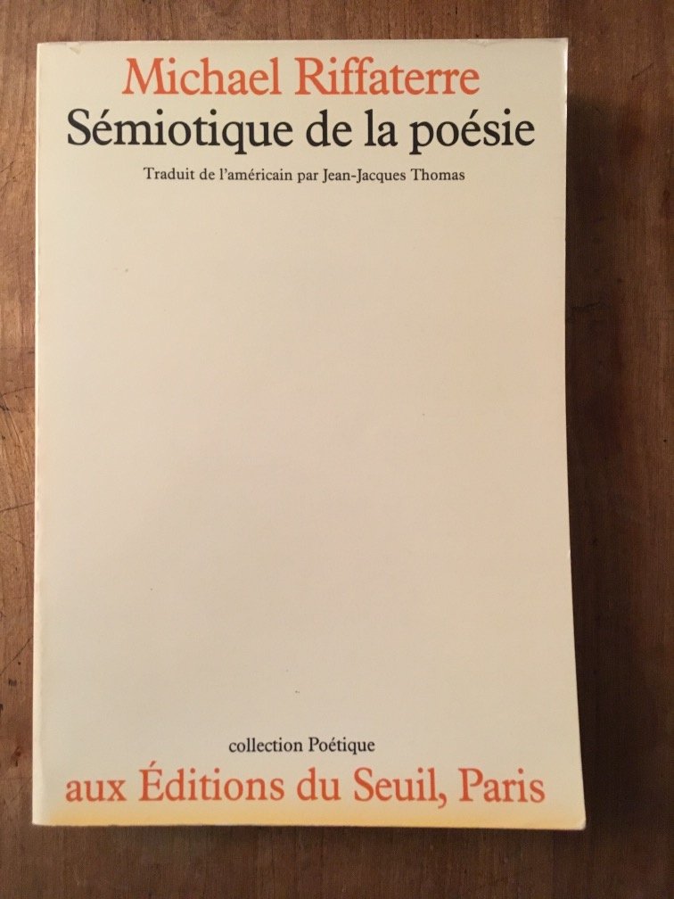 Product Image: Sémiotique de la poésie