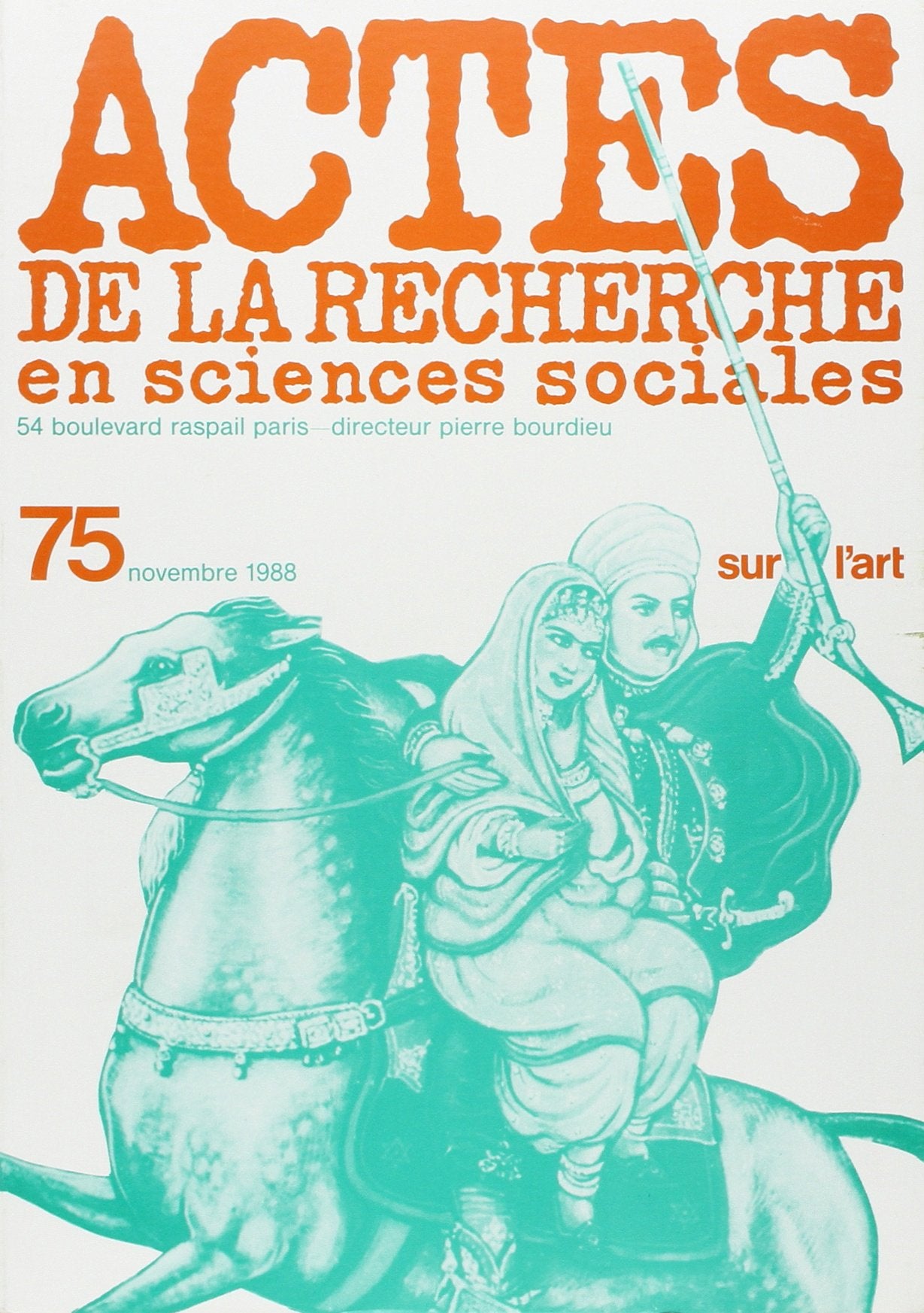 Actes de la recherche en sciences sociales, n° 75. Sur l'art Books