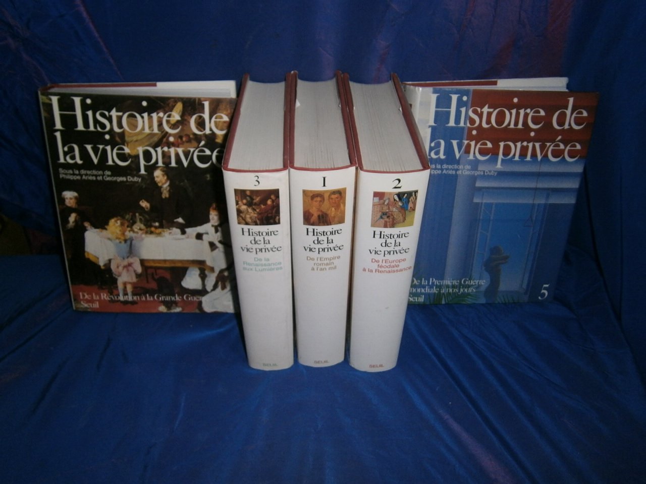 Coffret hisotoire de la vie privée (Univ.Histor.) Books