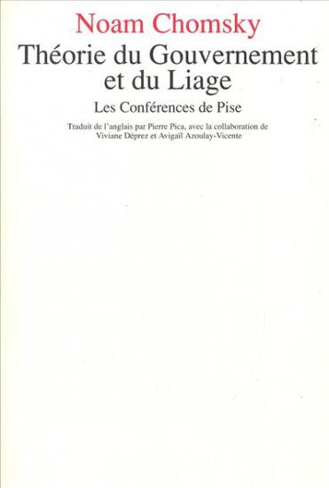 Théorie du gouvernement et du liage : les conférences de Pise Books