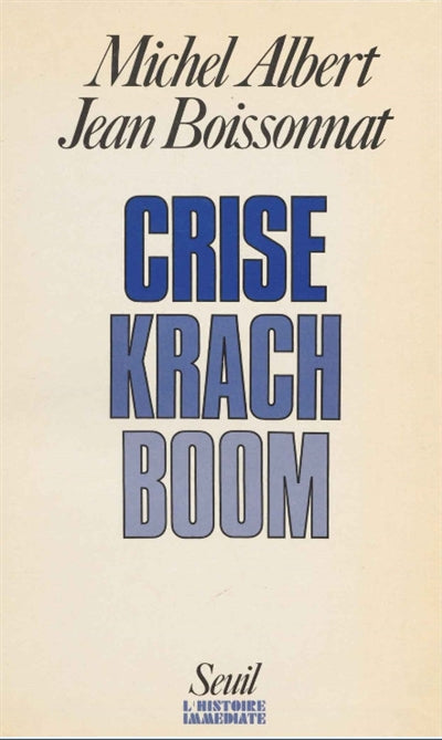 Product Image: Crise, krach, boom