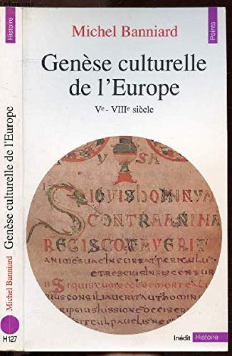 Genèse culturelle de l'Europe : Ve-VIII siècles book