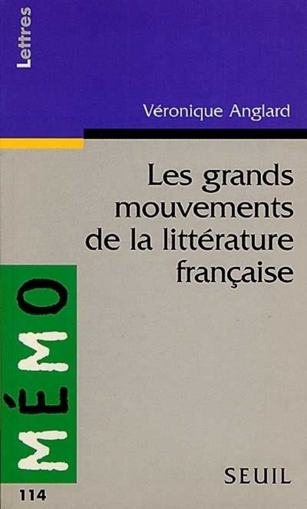 Les Grands Mouvements de la littérature française Books