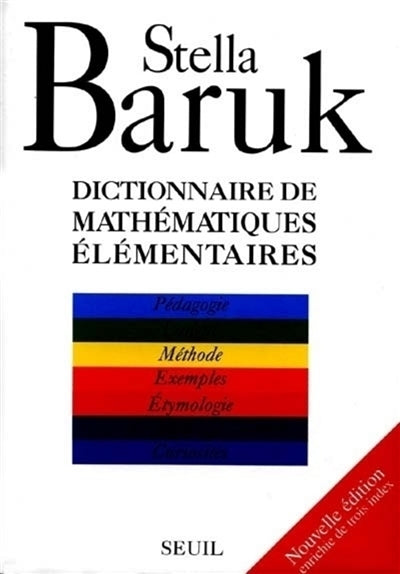 Product Image: Dictionnaire de mathématiques élémentaires