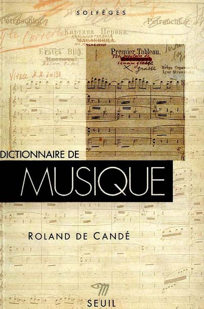 Product Image: Dictionnaire de la musique