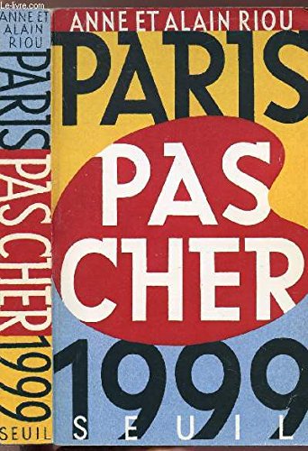 Paris pas cher 1999 rv (Guides Prat.) Books