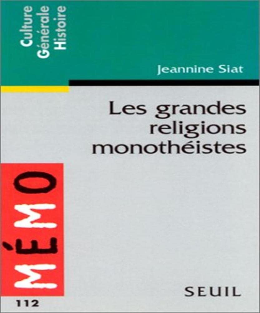 Les grandes religions monothéistes book