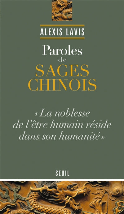 Product Image: Paroles de sages chinois