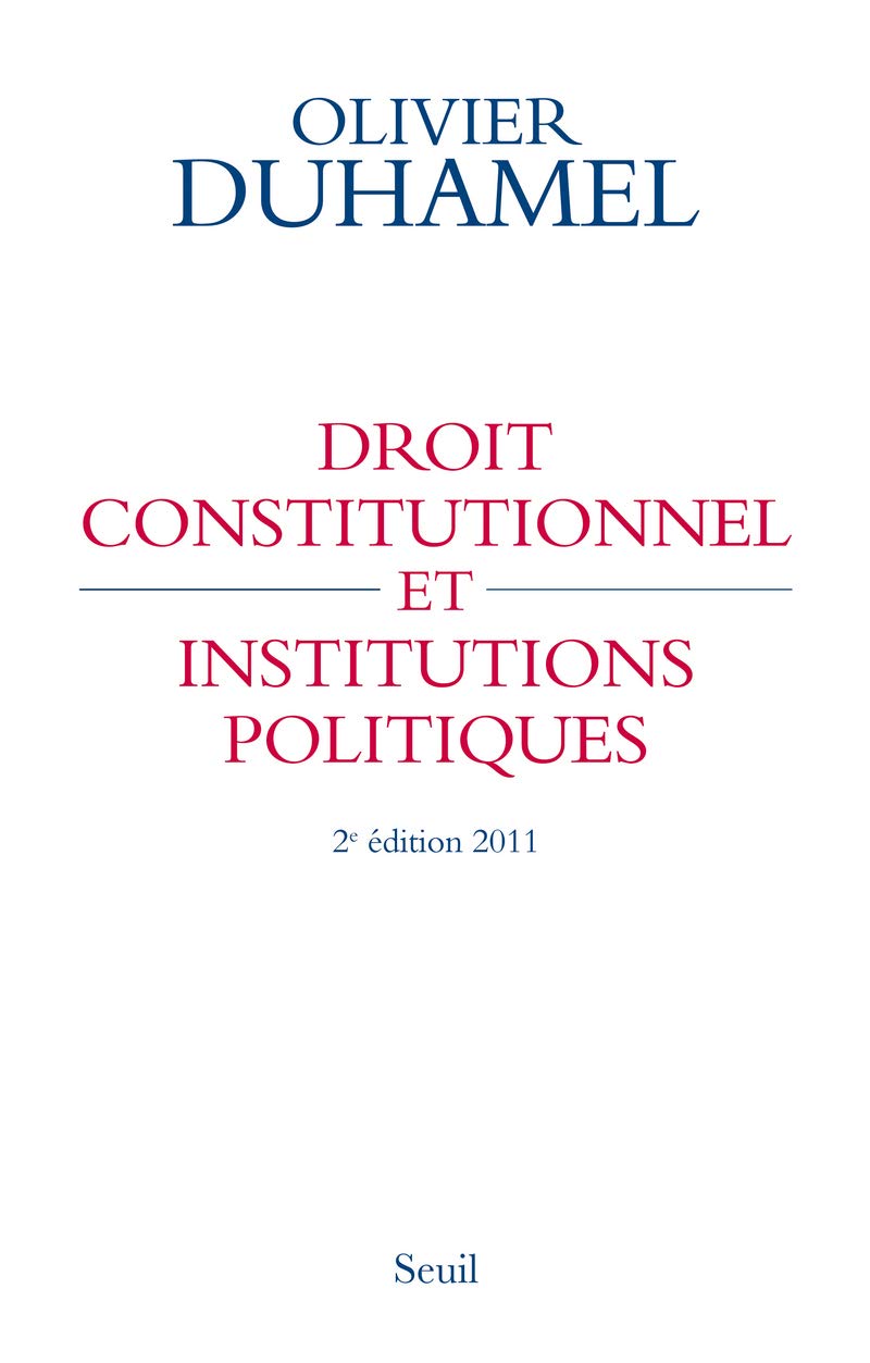 Droit constitutionnel et institutions politiques book