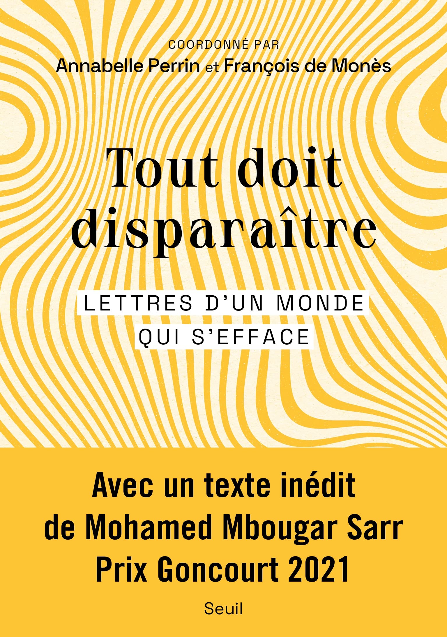 Tout doit disparaître: Lettres d'un monde qui s'efface Contemporary literature