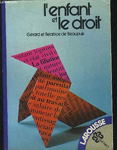 L'Enfant et le droit book