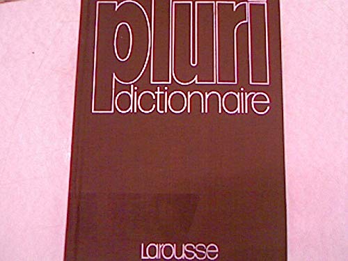 Pluridictionnaire Larousse: Dictionnaire encyclopedique de l'enseignement (French Edition) Books