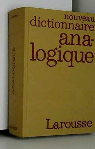 Nouveau dict analogique book