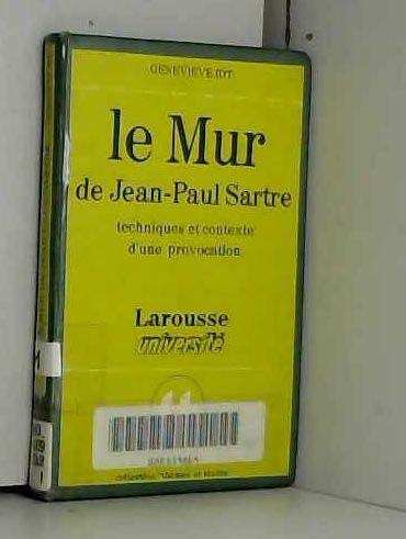 Le Mur de Jean-Paul Sartre book