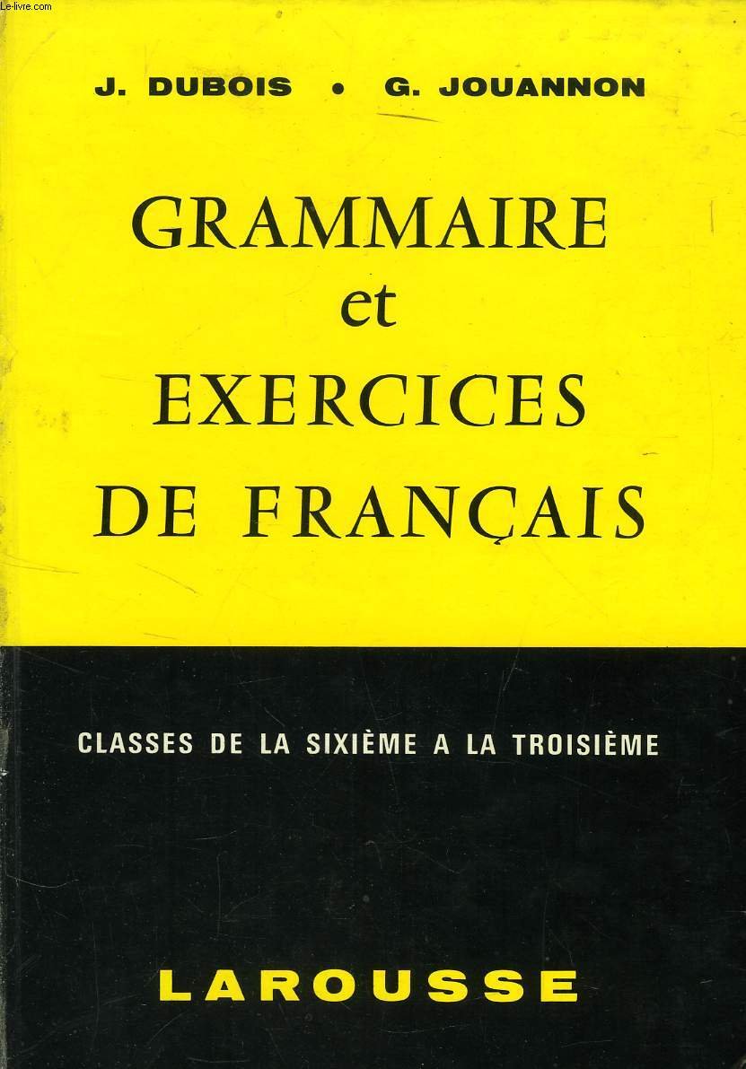 Grammaire Et Exercices De Francais book
