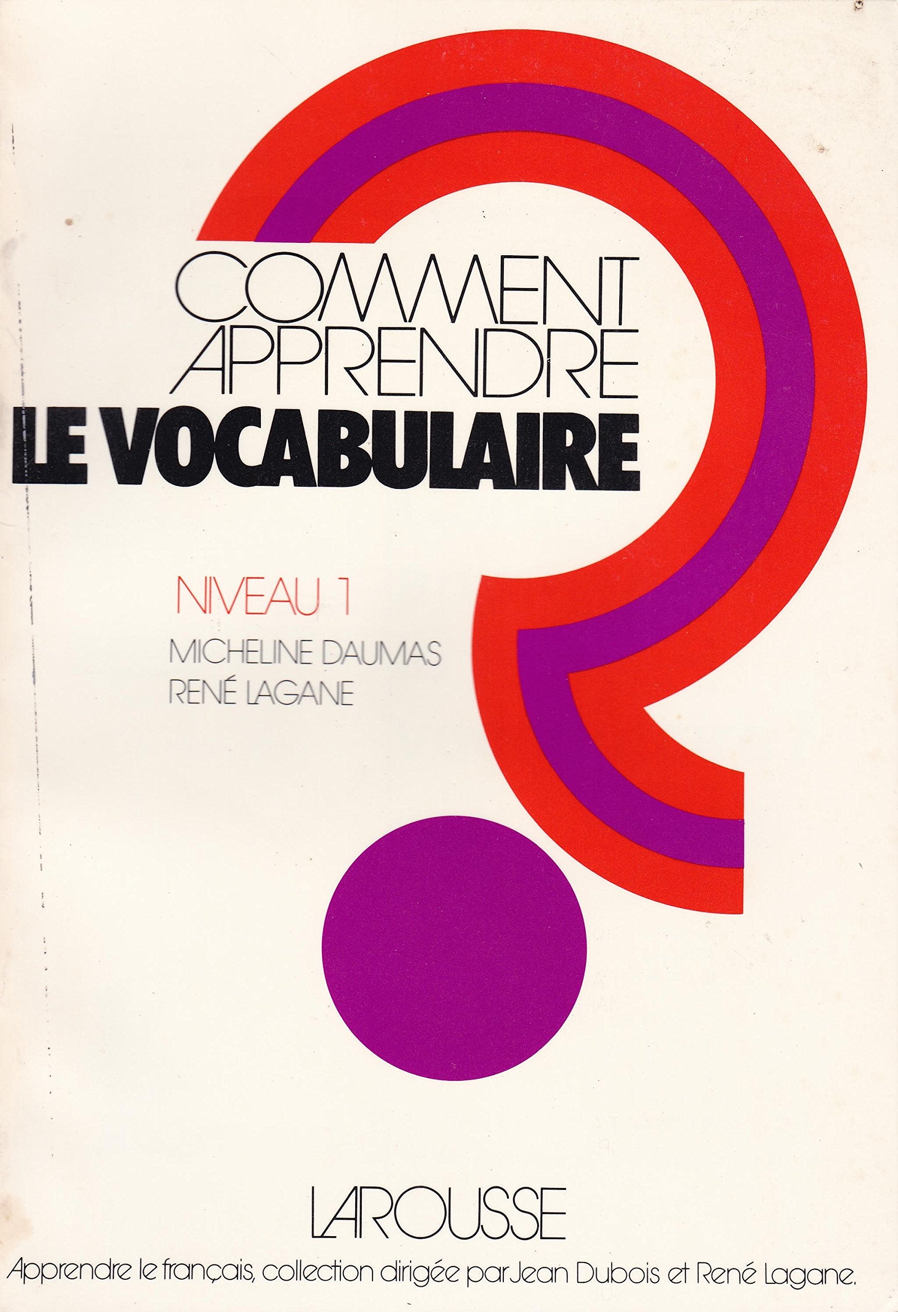 Comment apprendre le vocabulaire? Books