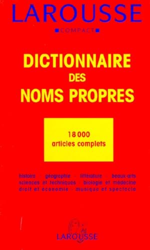 Dictionnaire des noms propres... Books
