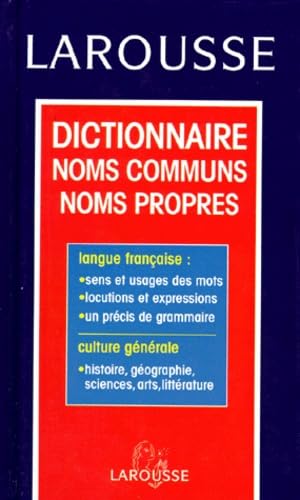 Dictionnaire Noms Communs Noms Propres. Precis De Grammaire Books
