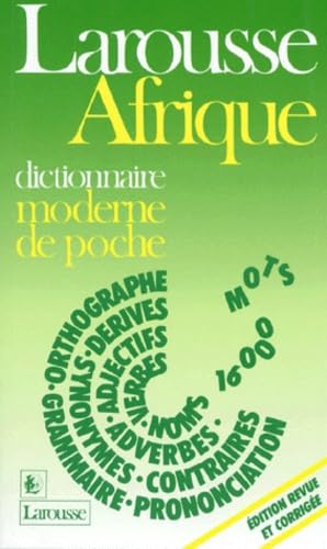 Dictionnaire moderne de poche : 16000 mots français usuels en Afrique book