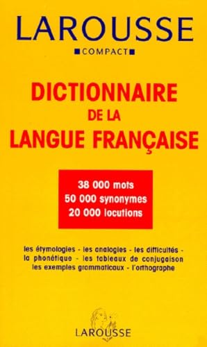 Larousse compact : dictionnaire de français General education Books