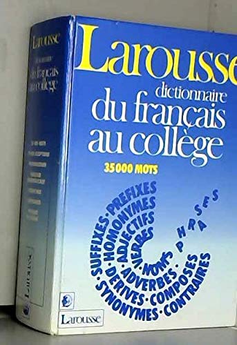 Dictionnaire du français au college : 35 000 mots (Dicfrahor) Books