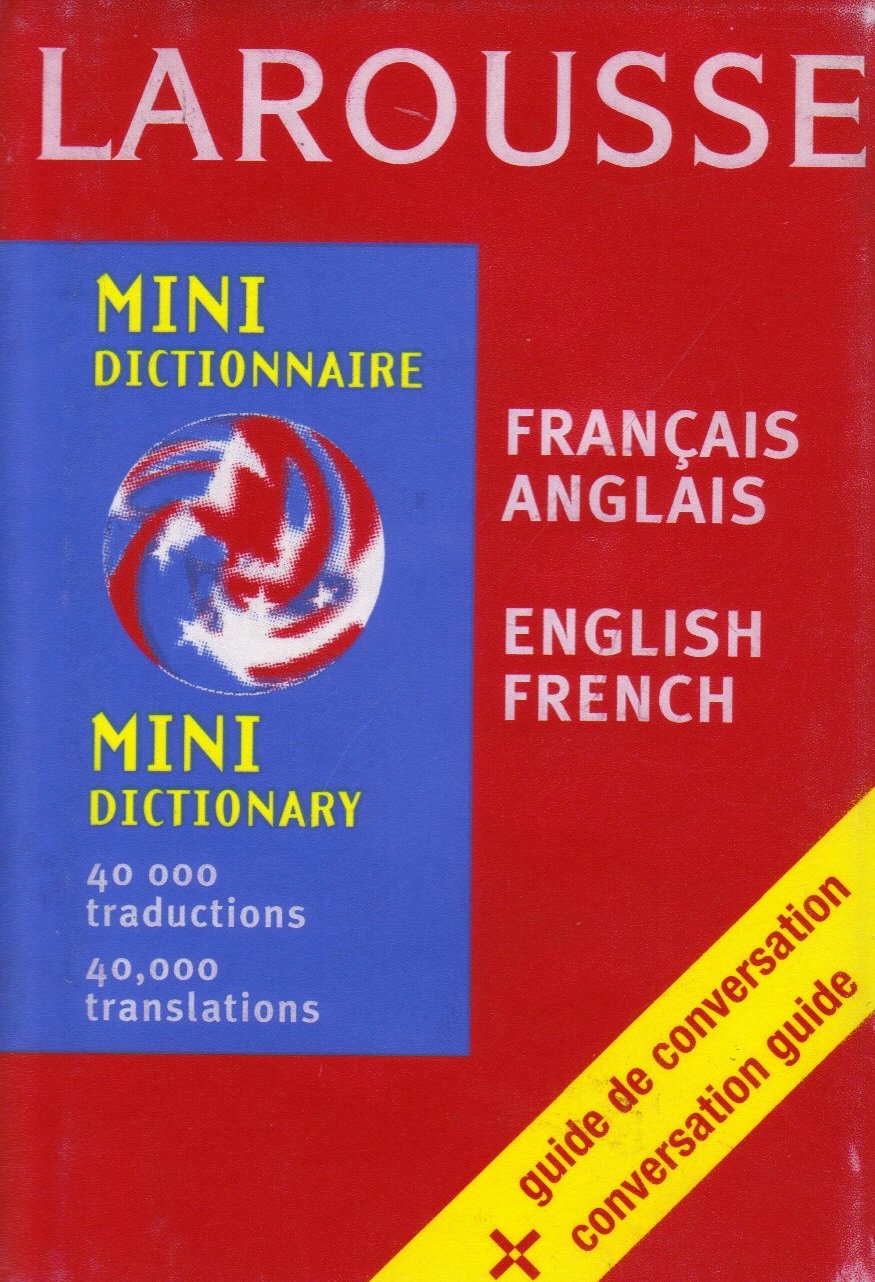 Larousse Mini French/English English/French Dictionary book